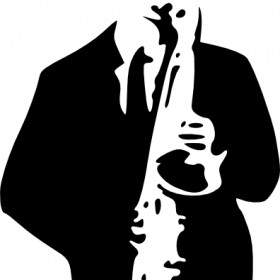 Saksofon Pemain Clip Art
