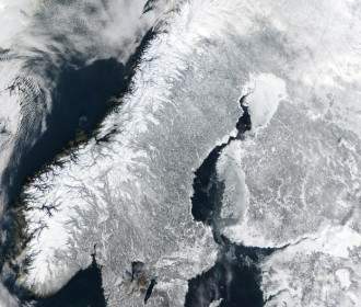 Inverno De Noruega Escandinávia
