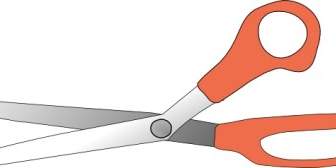Scissors Open Clip Art