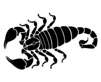 Vettoriale Silhouette Scorpione
