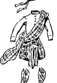 Scotsman S Kleidung ClipArt