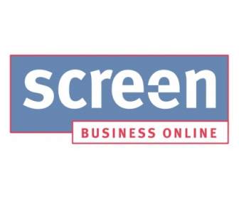 Bildschirm Online-Geschäft
