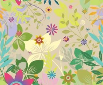 Seamless Floral Vector
