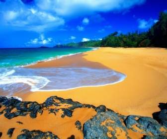 Natura Di Spiagge Spiaggia Segreta Per Il Desktop