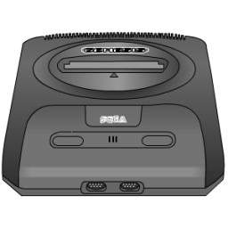 Sega Genesis Grau