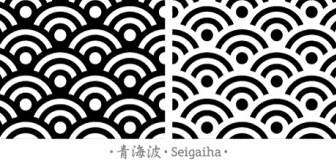 Seigaiha 완벽 한 패턴