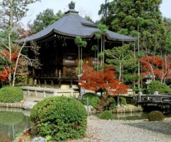 Mondo Di Seiryō Tempio Sfondi Giappone