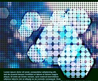 Sense Of Science And Technology Background Vector Dot