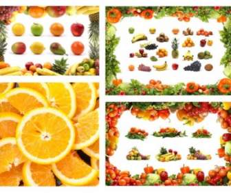 Set Of Highdefinition Pictures Of Fruits And Vegetables