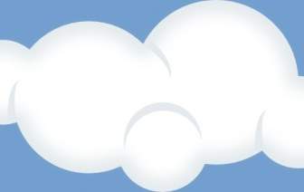 Set Of Soft Clouds Clip Art