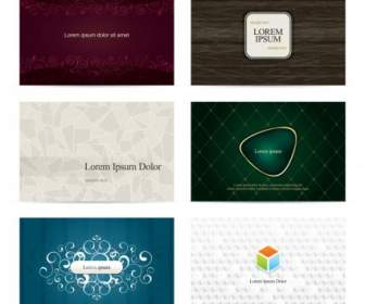 Shading Pattern Style Card Vector