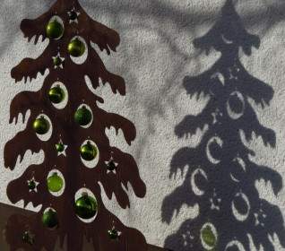 árvore De Natal Do Sombra Drop Shadow