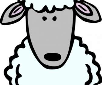 羊の頭のクリップアート
