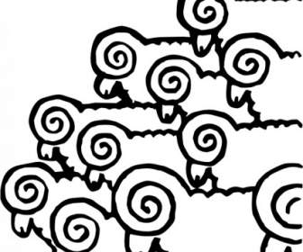 Sheeps Clip Art