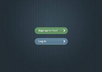 반짝이 투명 한 웹 버튼