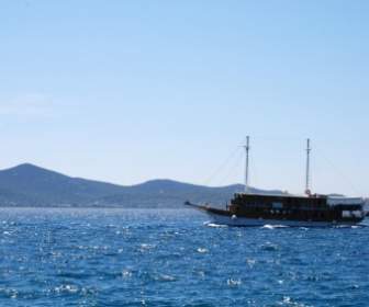 Ship At Adriatic Sea