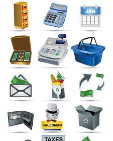 Shopping Icon Vector Payment