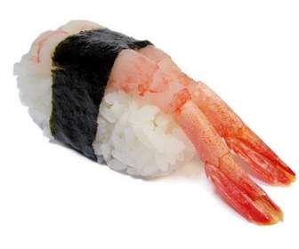 креветки суши фотография