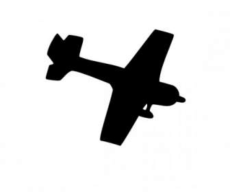 صورة ظلية الطائرة قصاصة فنية