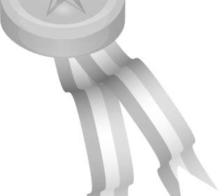 Silver Medallion Clip Art