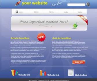 Einfache Und Elegante Web-Vektor