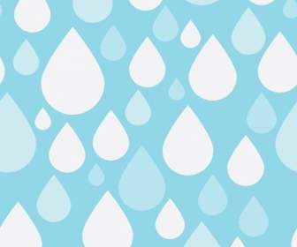 単純な青いアンプ ホワイト雨滴タイル パターン