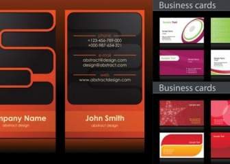 Simple Business Card Background Vector