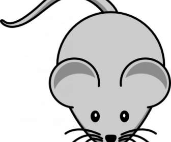 Einfache Cartoon Maus ClipArt