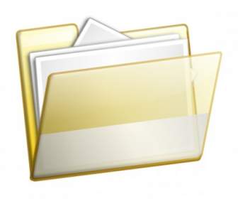 Sederhana Folder Dokumen Clip Art