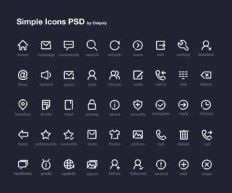 Simple Icon Set