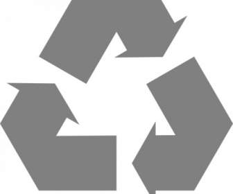 Simple Recycle Icon Arrows Clip Art