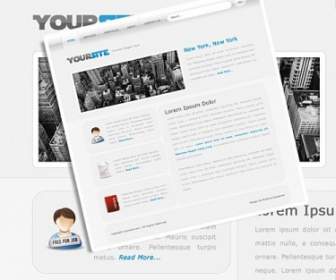 Simples Web Design Layout Psd