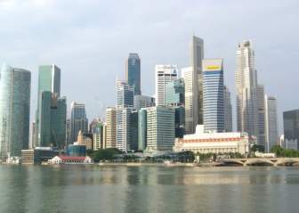 ตึกระฟ้าของเมืองสิงคโปร์