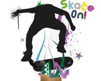 Skateon Wektor