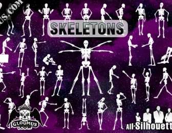 Squelettes Vector Clipart