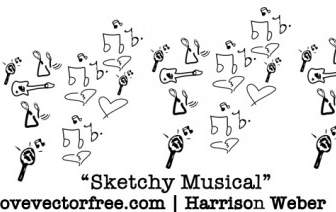 Sketchy Musical Vector