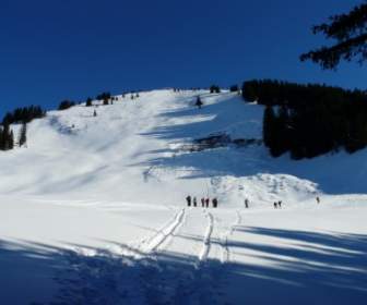 Ski Tur Musim Dingin Kenaikan Kenaikan