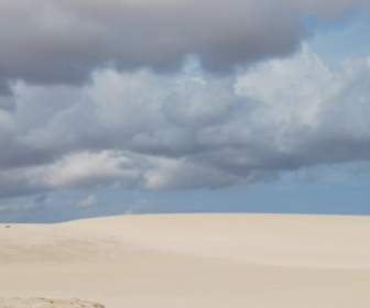 Himmel Wolken Sand