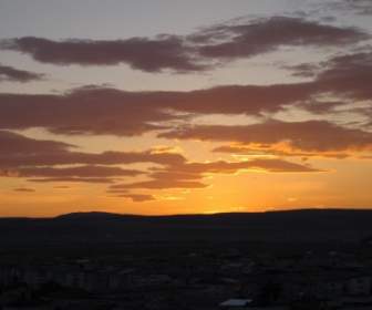 sky sunset clouds