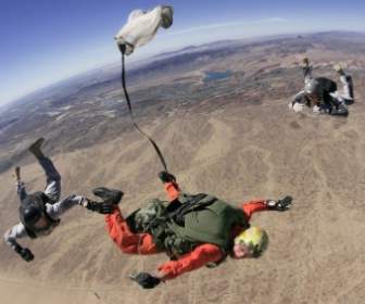 Sauter En Parachute Parachute Parachutisme