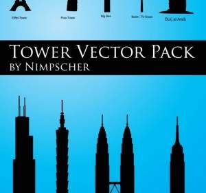 Pencakar Langit Vector Pack