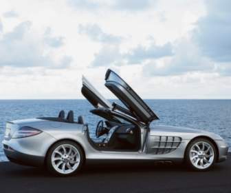 SLR Roadster Offene Türen-Bilder-Autos Von Mercedes