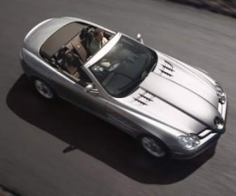SLR Roadster Kecepatan Wallpaper Mobil Mercedes