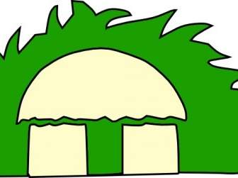 Small Building Shed Dome Clip Art