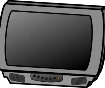 Small Flat Panel Lcd Television Clip Art