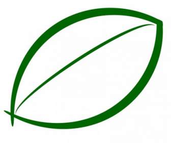 Kleines Grünes Blatt-Symbol