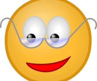Smiley Com óculos Clip-art