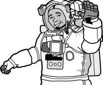 Sorridente ClipArt Astronauta