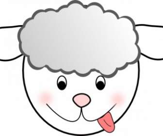 Smiling Bad Sheep Clip Art