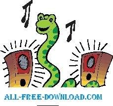 змея, слушать музыку